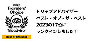 トリップアドバイザーベスト・オブ・ザ・ベスト2023